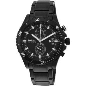 Watch strap Fossil CH2936 Stainless steel Black 22mm